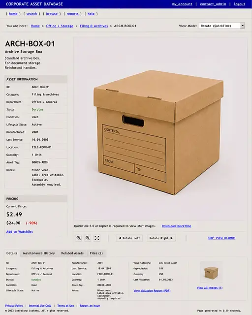 ITEM #4, ARCH-BOX-01 by don't Buy