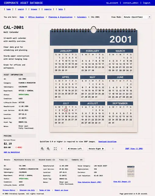 ITEM #21, CAL-2001 by don't Buy