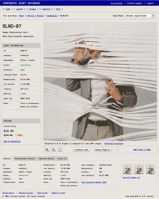 ITEM #13, BLND-07 by don't Buy