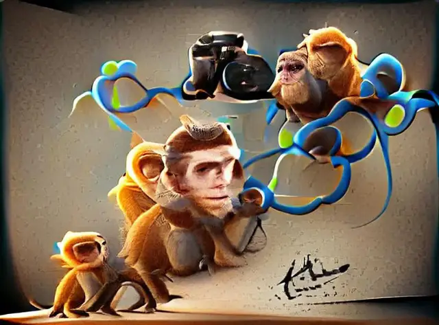 infinite monkeys by Gene Kogan